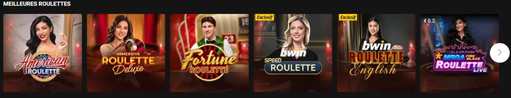 roulette au bwin