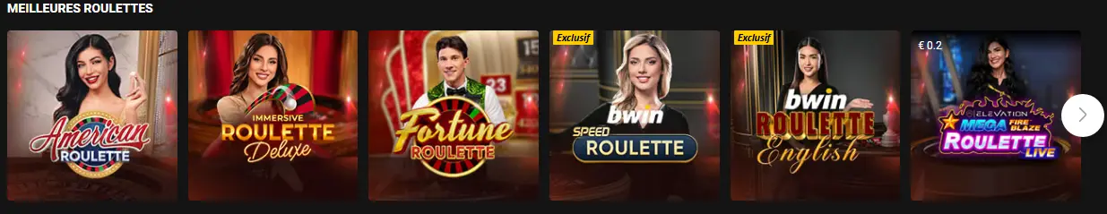 roulette au bwin