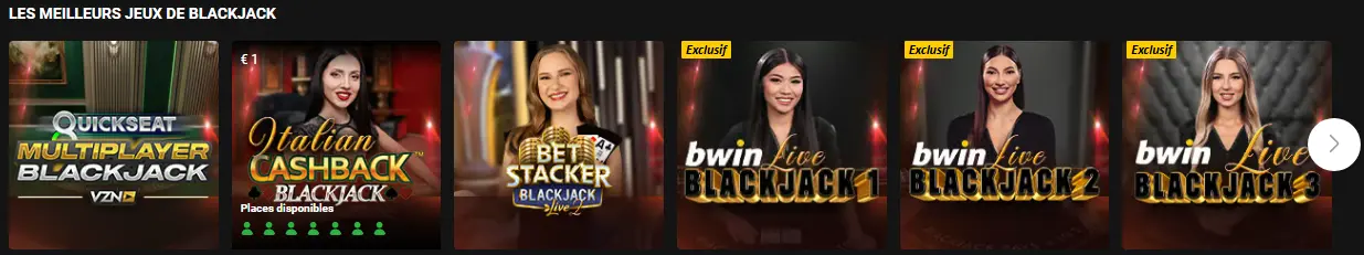 Blackjack au bwin